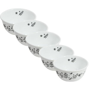 コレール多様ボウル5枚セット皿プレート割れにくい軽量電子レンジ対応オーブン対応食洗機対応ムーンライトフォレストJ426-MLFCP-1930