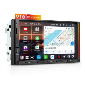 ATOTOEXCEL�V�^Android147�C���`QLED�f�B�X�v���C�I�[�f�B�I2DIN�AAI�J�[�i�r8�R�A6GB+128GB�A4GLTE�EWi-Fi�Ή��A�ԓ��J���I�P�Ή��A4�J���������^��Ή��AProDSP�����E32�o���hEQ|4V