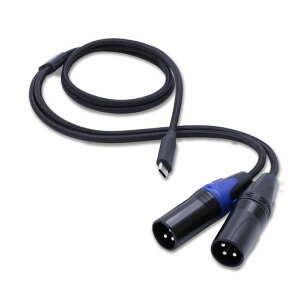 DuttekUSBCXLR�ϊ��P�[�u��USBC�I�XXLR�I�X�o�̓X�e���I�I�[�f�B�I�A�_�v�^�ϊ��P�[�u��PC�d�b�^�u���b�g�p���[�A���v�ɑΉ�(1m/3.3ft)