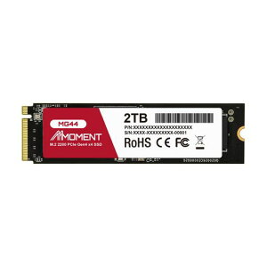 MMOMENT MG44 PCIe 4.0 NVMe SSD 2TB M.2 2280 �����^�X�g���[�W �ő�Ǎ�7200MB/s