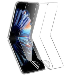 �y2���Z�b�g�zForZTEnubiaFlip5G/nubiaFlip2A404ZT/nubiaFlip3/LiberoFlipA304ZT6.9�^�t�B�����ی�t�B�����yMoahsiuny�z�_�炩������TPU��