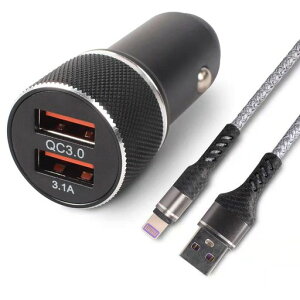 MOREFULLS�V�K�[�\�P�b�gusb[�f���A��QC3.0�|�[�g]40W�y�ʒ����^�����ԗp�[�d��12V/24V��usb�V�K�[�\�P�b�g�}���[�dusbtotype-C�P�[�u���t��iPhone13/iPhone12ProMax/