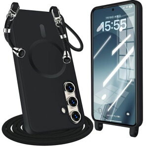 Galaxy A55 5G �p �P�[�X Magnetic �Ή� SC-53E SCG27 �p �X�}�z�P�[�X �V�����_�[�X�g���b�v�t �ϏՌ� �V���R�� ���^�y�� TPU �΂߂��� ��|���P�[�X ��������/���O���\ �����E�����h�~ ��̌^ �c