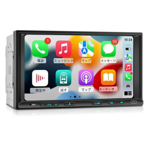 2DIN�f�B�X�v���C�I�[�f�B�I�A7�C���`�i�r����CarPlay+AndroidAuto2DIN�J�[�i�r�o�b�N�J�����A���A�~���[�����N�ADSP&�A���v