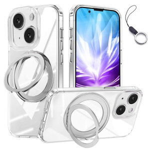 �y360°��]�X�^���h�ziPhone 13 Mini �P�[�XMagSafe�Ή� �A�C�t�H�� 13�~�j �P�[�X �}�O�l�b�g���� �X�^���h�@�\360°��]�\�y���c����/�p�x���R�����z �J�o�[ ���� ���^ �N���A �ϏՌ� �����h�c