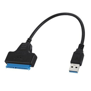 SATAUSB3.0�ϊ��P�[�u��2.5/3.5�C���`HDD/SSD�Ή�5Gbps�����]���v���O�A���h�v���CWindows/MacOS/Linux/ChromeOS�Ή�