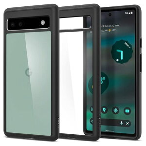 Spigen Pixel 6a �P�[�X �E���g���E�n�C�u���b�h (�}�b�g�E�u���b�N)