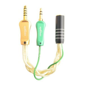 cooyin AGC �ϊ��P�[�u�� �A�[�X�t�� �C���z���W���b�N �ϊ� 4.4mm 3.5mm(�I�X)- 4.4mm(���X) 4�c Litz�҂ݍ��ݍ\�� �P������+�����b�L�P������ �I�[�f�B�I�v���[���[ WM1AM2�EWM1ZM2���ɓK�p