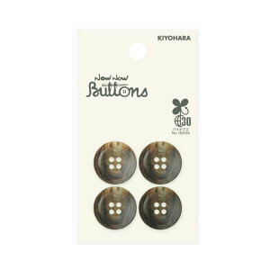 KIYOHARA �i�E�i�E�{�^�� �o�C�I�}�X �������{�^�� 4�� 4���� ���a18mm �� NWN4070