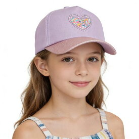 [Moonlove] 子供帽子 野球帽 ボールキャップ キッズ メッシュ キャップ 心柄 かわいい 薄手 通気性 紫外線対策 uvカット つば広 日よけ 小学生 子ども帽子 サイズ調整可能 スポーツ 春夏 通園 …