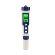 5 in1 PH 測定器EC/TDS/塩分濃度/?度 メーター PPM検査 水質 水槽検査 試験 温度測定 デジタル PH計 ペー…