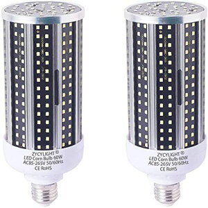 LED�R�[�����C�g�g�E�����R�V�^60WLED�d��E26����6000LM6000K400-450W���M�d�����������P�x�ȃG�l�������q�ɁE�[�ˁE���ԏ�E�ԌɁE�H��E�����K���[�W�ȂǂɑΉ�(�����F60W)2��