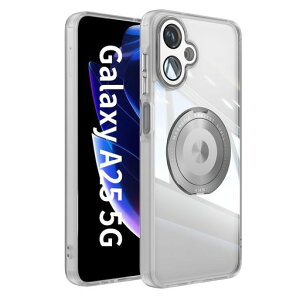 �yYikasina�zGalaxyA255G�P�[�X�X�^���h�@�\SCG33SC-53F�N���A�J�o�[�c�����Ή������O�}�O�l�b�g����360°��]�M�����N�V�[a255G�P�[�X(�z���C�g)