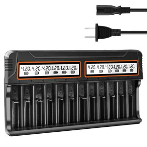 Paisuedr[dLCDfBXvCtP4/P3/14500/18650/16340/18500`ECIdrɑΉ[d(12Xbg)