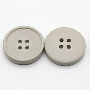 6個入り樹脂ボタン4穴丸ボタンコートジャケット用DIY裁?用品
