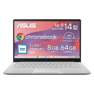 ASUSChromebook�N���[���u�b�NCX1405CTA14�C���`�C���e��N508GB������64GBeMMC�o�b�e���[�쓮11���ԏd��1.38kg���{��L�[�{�[�h�[���^�b�`�o�^�Ή�Wi-Fi6�s���A�O���[