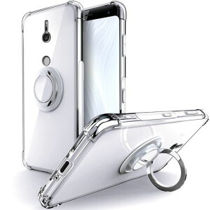 SHIELDS UP �݊��� Xperia XZ2 �p SO-03K SOV37 702SO �P�[�X �����O�t�� �X�^���h�@�\ -�N���A
