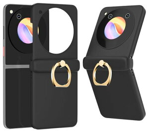 PAILAIMEN ZTE Libero Flip 5G �P�[�X �����O�t�� nubia Flip 5G �p �P�[�X �C�菝�h�~ �X�^���h�@�\ A304ZT �X�}�z�P�[�X �ϏՌ� ZTE Libero Flip ��p �J�o�[ PC libero flip