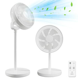 扇風機サーキュレーターdcモーター【節電対策&コンパクト収納】タッチパネル&リモコンリビング扇風機風量調節6段階高さ2段階調整可能7枚羽根左右上下首振り静音衣類乾燥省エネ空気循…