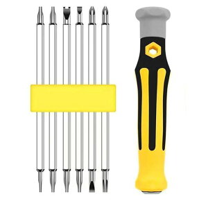 精密ドライバーセット三角ドライバー星型ドライバーT5T6T7T8T10T15プラスマイナス特殊精密交換用工具家具組立車載工具カメラスマホ修理キット多機能ツールキット【7本セット】
