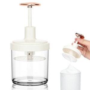 Segbeauty洗顔泡立て器ホワイト洗顔用泡立て器大容量340ml濃密泡ポータブル洗顔フォーム固形石鹸ホイップ洗顔簡単泡立て旅行用持ち運び便利洗顔料シャンプー用ボディケア(ホワイト)