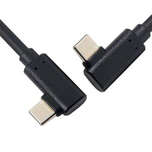 CY�P�[�u�� 1.8m USB-C Type-C - Type-C�P�[�u�� Gen2 10Gbps 65W �f���A�� 90�x ���E�p�x�^�C�v