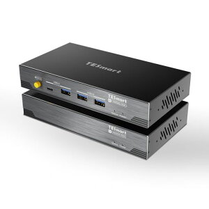 TESmartKVM�G�N�X�e���_�[HDMI������IPKVM23AWGS/FTPUTPCat6A�P�[�u���o�RTCP/IP�C�[�T�l�b�g�o�R4K@60HzUSB3.0���̓|�[�g�M�K�r�b�gLAN�|�[�g�w�b�h�Z�b�g�|�[�g