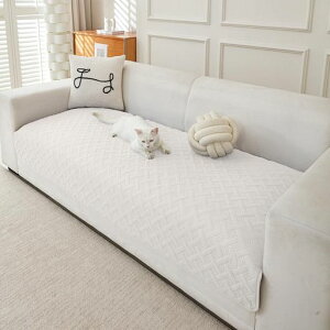 EMME全面防水ソファーカバーおしっこ対策タオルカット漏れ防止ソファパッド犬猫対策ソファーマット猫犬滑り止めかけるだけお手入れ簡単汚れ防止カウチカバー爪付き防止編み目模様肘…
