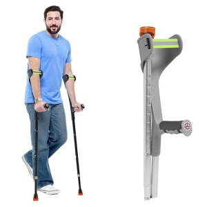 WEEOATARクラッチ杖折り畳み松葉杖高さ調整10階段介護杖アルミ丈夫男性用女性用滑りにくい障害者高齢者の怪我足首骨折介護用対応身長140~190cm耐荷重100kg