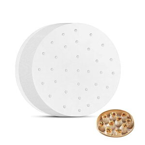 せいろ蒸し器シートペーパー円形使い捨て穴あき中華セイロ用調理用紙セイロ用紙蛍光剤不使用【直径18cm】