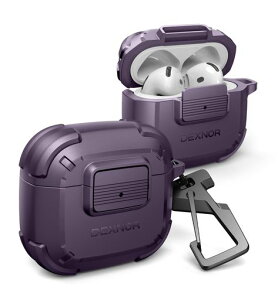 DexnorAirPods4(��4����/2024�N���f��)�p�P�[�X-�����h�~���b�N�@�\�t���ϏՌ����o���p�[�P�[�X�J���r�i&�L�[�����O&�N���[�i�[�L�b�g�t���v���e�N�e�B�u�J�o�[(�p�[�v��)
