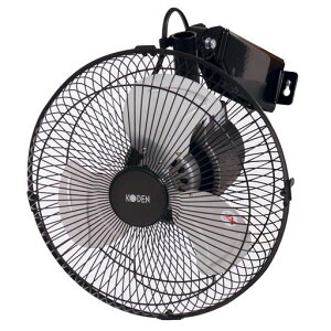 広電(KODEN)工業扇工場扇業務用扇風機ミニ25cm壁掛け型省スペースブラック上下左右360°ラウンドムーブ送風自動首振り風量3段階アルミ羽根持ち運び簡単ブラックCFF253WMA-AZ