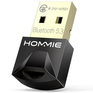 Bluetooth5.3USBアダプター【TELEC認証済】BluetoothアダプターUSBアダプタ小型3Mbps転送速度送信機受信機低遅延ブルートゥース5ドングルワイヤレス送信機最大通信距離20M