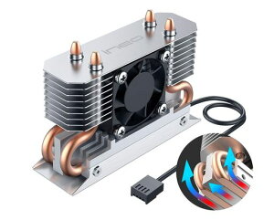 ineo�A���~�j�E��M.2SSD�q�[�g�V���N30mm����PWM�t�@��+��̏����̃q�[�g�p�C�v+���w�̃q�[�g�V���N�f�b�L+�T�[�}���p�b�h�Ƃ����f�U�C��NVME/NGFF/SATAM.2SSD�ɋ��͂ȗ�p��񋟂���[M-3�t�@��]