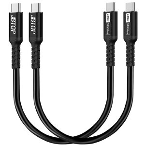 JBTOPUSBCTOC�P�[�u��(30cm�A2�{)240W�}���[�dUSBC�P�[�u���Ή�iPhone16/15ProMax�AMacBook�AXPS�ASurface