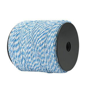 電気柵ポリワイヤー電気柵線電気柵ライン電柵対応500メートル直径やく2mm電気柵撚り線ステンレス鋼白と赤多用途電気さく電線視認性強耐久性強導電性防錆性軽量リサイクル猪対策豚馬牛…