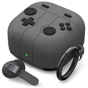 AhaStyle�V���R���P�[�XSamsungGalaxyBuds4�����GalaxyBuds4Pro(2026)�Ή����g���g�уQ�[���@�f�U�C���P�[�X�J���r�i�t���ϏՌ��t���v���e�N�V�����X�L��SamsungGalaxy