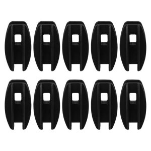 iplusmile電気柵用がいし10個碍子耐久性ABS樹脂製家畜農場動物用ポータブル電気フェンスインシュレーター配線固定ねじ付き絶縁碍子フェンスワイヤー固定具牧草地畜産農家防錆設計簡単取…