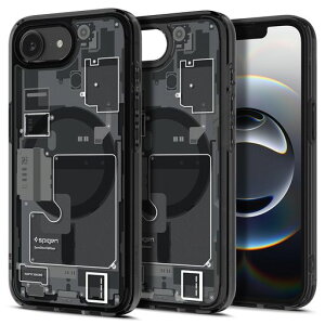 Spigen �y�n��19�N�̋Z�p�́z iPhone 17e / 16e �P�[�X MagSafe �}�O�l�b�g���� ������ �X�g���b�v�z�[�� ���̓I�v�����g �ČRMIL�K�i �E���g���E�n�C�u���b�h�E�}�O�t�B�b�g ACS09141 (�[���E�����E�c