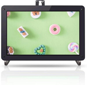 SunFounderRaspberryPi4B用のモニター10.1インチIPSHDMILCDディスプレイ1280x800ボタン操作ラズパイケースカメラホルダー&スタンド付き