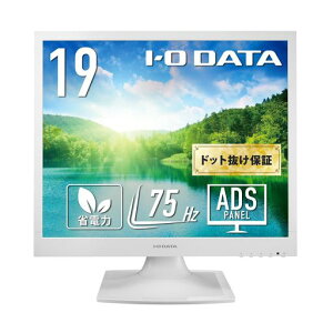 IODATAモニター19インチスクエアSXGAADSパネルホワイト(アナログRGB/DVI-D/VESA対応/スピーカー付/土日サポート/日本メーカー)EX-SAX191DW