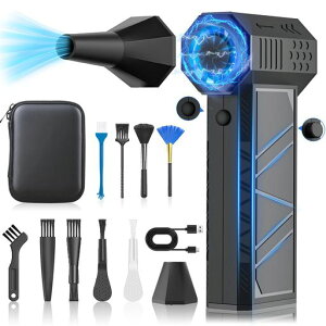 Fcalvyエアダスターブロワー洗車電動エアダスター充電式250000rpm高速回転最大風速120m/s無階風量調整20000mAh大容量バッテリーエアダスター電動ブラシレスモーターType-C充電式小型軽量過熱保護