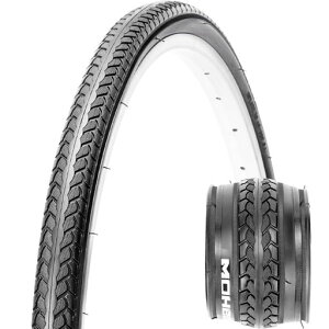 MOHEGIA26x13/8自転車タイヤ:1本26インチ37-590通勤通学街乗りアーバンバイク、ママチャリ対応-滑らか耐摩耗軽快車折りたたみ式交換タイヤ-ブラック