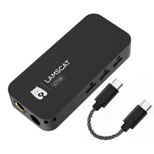 LAMSCATLC7100USB-CDACポータブルヘッドホンアンプEQ調音アプリ個性化4.4mm/3.5mm32bit/768kHzハイレゾダブルDAC内蔵CS43198C-Cケーブル付き携帯型Windows/Mac