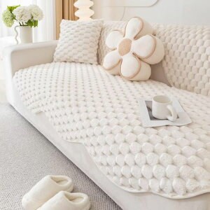 KAMIMORIソファカバーズレないマルチカバー3人掛け2人掛け1人掛け肘付き肘なしソファ-カバーあったか吸湿発熱蓄熱ソフトタッチ滑り止めソファーパッドかけるだけ長座布団モコモコふわふ…