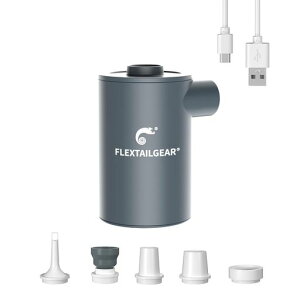 FLEXTAILGEARMaxPump2020電動空気入れエアーポンプ電動ポンプ携帯タイニー2.2kPa気圧3600mAh電池USB充電式空気抜き空気入れインフレーターマットエアマット圧縮袋浮き輪キャンプ