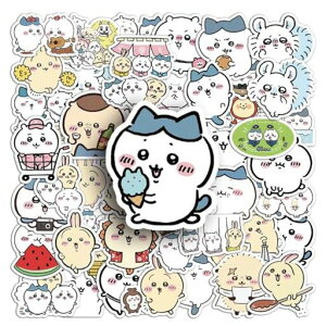 ステッカーかわいいシールセット50枚セット防水アップリケがファッション漫画DIYうさぎグッズなんか小さくてやつ手帳スーツケース日記スキー板自転車適用ギター誕生日プレゼント記念…