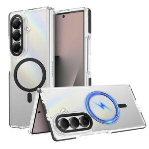 GalaxyZFold7�p�P�[�X�����͑ϏՌ��ČRMIL�K�iGalaxyZFold7�J�o�[�N���A���^Magnetic�Ή����ϖh�~�h�w��h�����ڃ}�O�l�b�g����(��)30-Fold7-01-CP