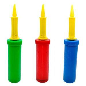 CMHardware3個入りハンドポンプ空気入れ2倍速ポンプバルーバルーン風船ビーチボール浮き輪エアークッションエアー