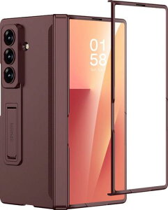 Miimall�Ή�GalaxyZFold7�J�o�[�X�^���h�E���C�q���W�ی�E�t�B�����t���ɔ��ϏՌ��h�o�R�K�i�ϋv��������������~�߃q���W�ی�X�}�z�P�[�XZ�t�H�[���h7Case(���C�����b�h)